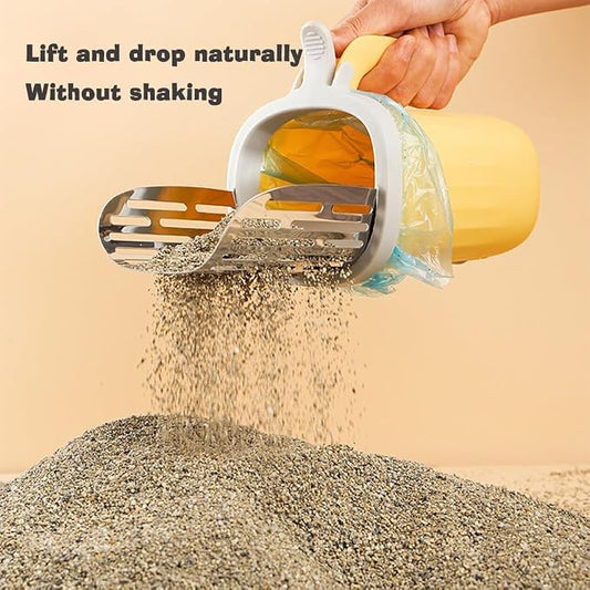 Cat Litter Scoop, Large Capacity Mess-Free Cat Litter Scooper - Image 2