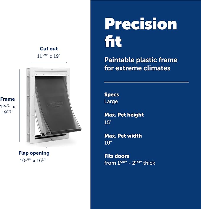 PetSafe Extreme Weather Plastic Pet Door - Image 3