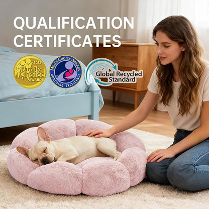 OhGeni 27 inches Calming Donut Dog & Cat Bed - Image 5