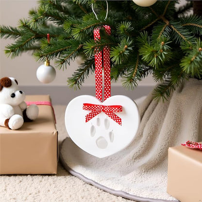 Pearhead Pet Paw Print Valentine’s Ornament Kit – Heart-Shaped Clay Pawprint - Image 7