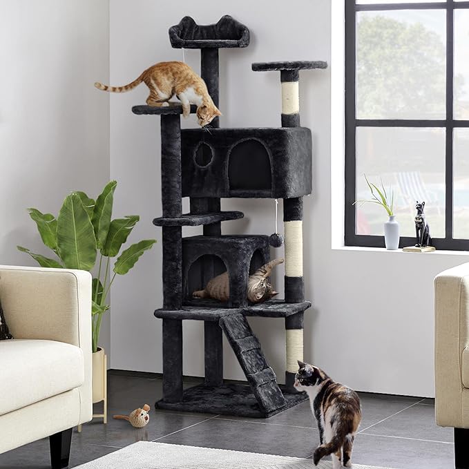 Yaheetech 62in Cat Tree Cat Tower - Image 2