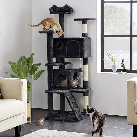 Yaheetech 62in Cat Tree Cat Tower - Image 2