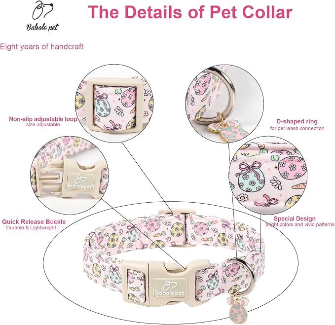 Easter Dog Collar for Puppy Small Dogs - Image 3