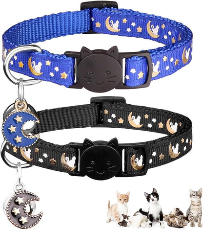 2Pcs Breakaway Cats Collars Cat Collars by Baeuppit