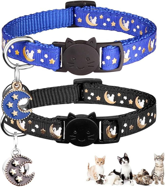 2Pcs Breakaway Cats Collars Cat Collars by Baeuppit