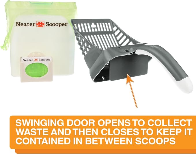 Neater Pet Brands Neater Scooper Standard Cat Litter Scoop, 60 Refill Bags – - Image 3