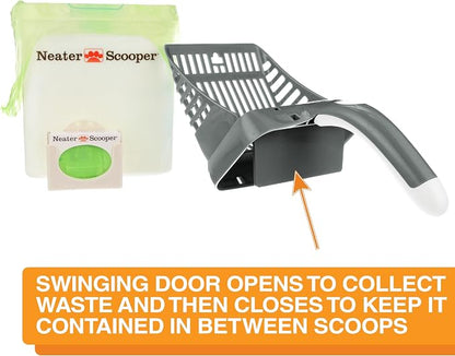 Neater Pet Brands Neater Scooper Standard Cat Litter Scoop, 60 Refill Bags – - Image 3