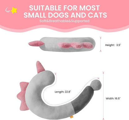 Dog Pillow - Soft Neck Pillows for Dogs, Washable Dog Calming Pillow for Better - Image 4