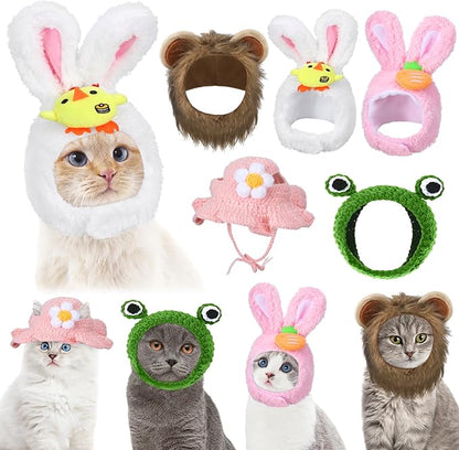 Weewooday 5 Pieces Cat Costume Bunny Hat Outfit by Weewooday