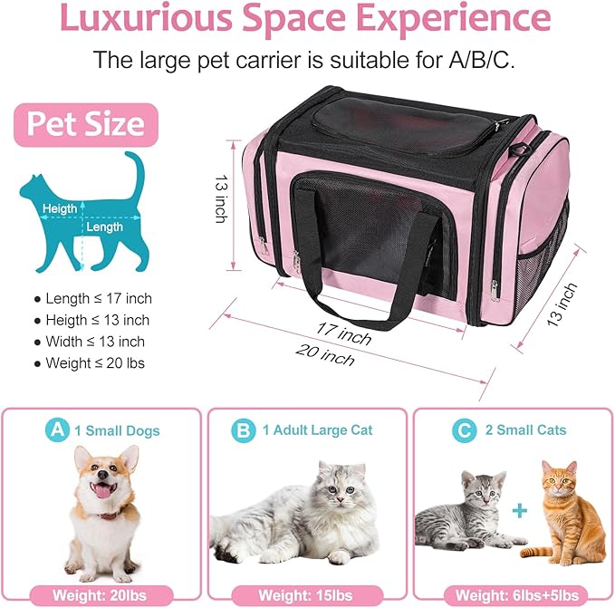Large Cat Carrier, Pet Carrier, Dog Carrier - Image 2