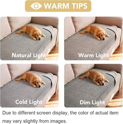 H.VERSAILTEX Non Slip Pet Couch Cover Chenille Dog Bed Protector Thick Soft - Image 7