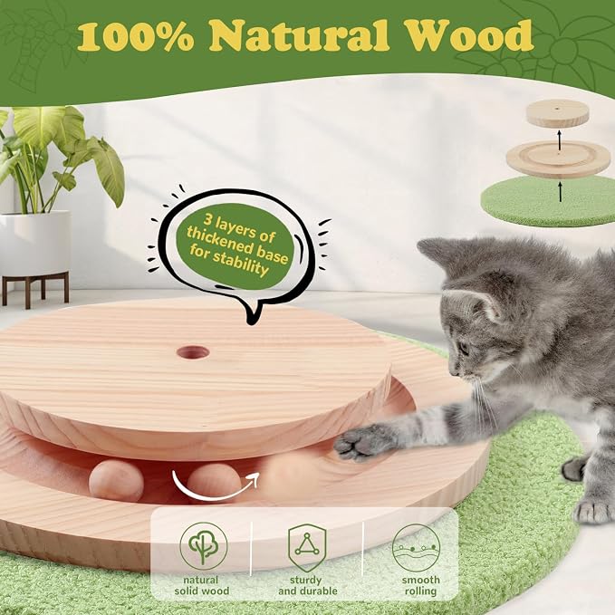 39.4'' Tall Cat Scratching Post, 3.5 Inch Wide Sisal Rope Scratching Post - Image 3