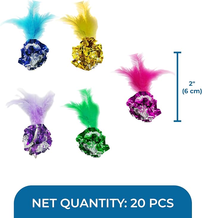 SunGrow Mylar Crinkle Balls - Image 6