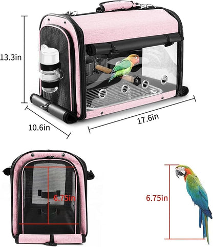 SUERTREE Bird Carrier Bag Bird Travel Cage - Image 6