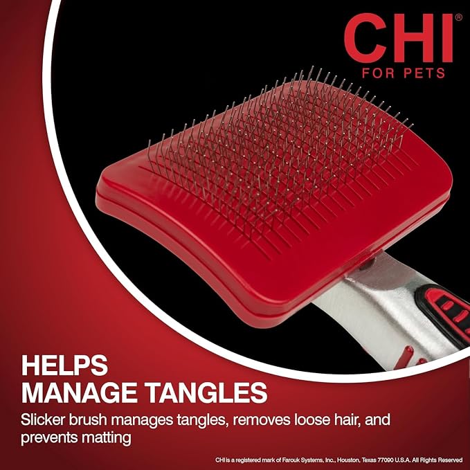 CHI for Dogs Self Cleaning Slicker Brush - Image 3