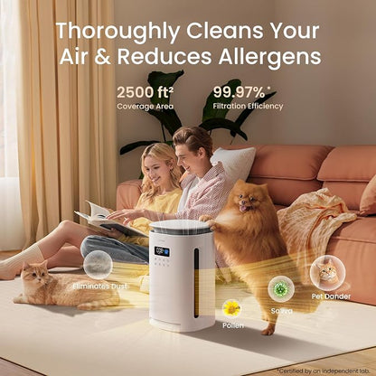 Pro-Level Air Purifier for Home Pets, No More Odor, Pet Floating Fur/Dander - Image 5