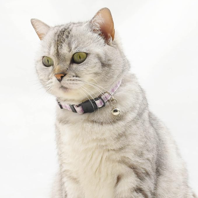 Breakaway Cat Collars with Bell, Durable & Safe Cute Kitten Collars Safety - Image 4
