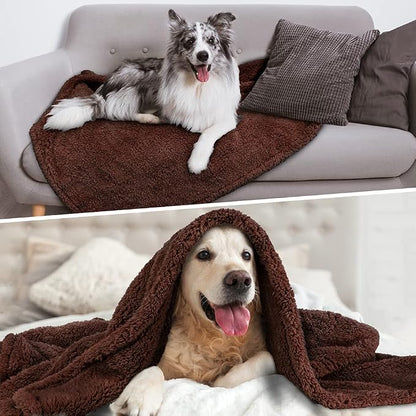PetAmi Fluffy Waterproof Dog Blanket - Image 3
