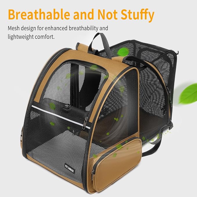 Cat Backpack，Expandable Cat Carrier Backpack, Dog Backpack Carrier and Pet - Image 4