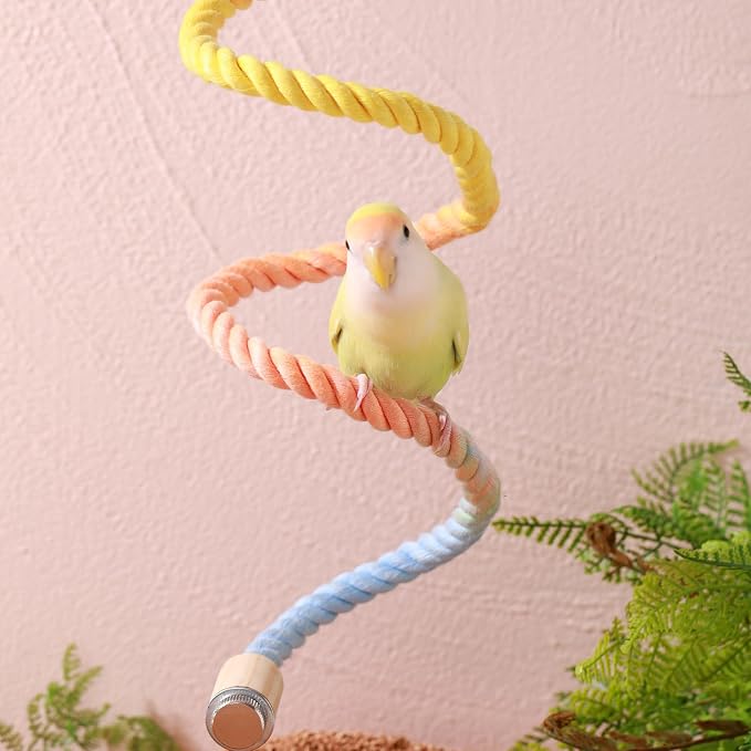 Multi-Color Rope Bird Perch Toys - Image 8