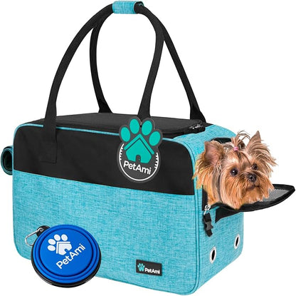 PetAmi Dog Purse Carrier for Small Dogs, Airline Approved Soft Sided Pet Carrier by PetAmi