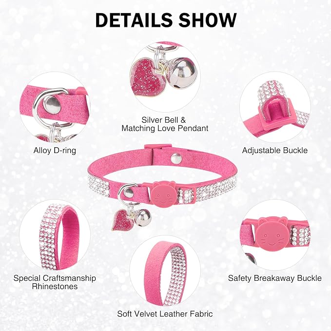 Rhinestone Cat Collar Breakaway - Image 4