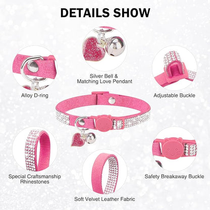 Rhinestone Cat Collar Breakaway - Image 4