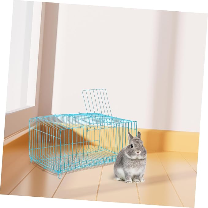 Happyyami Square Pillow Cage for Small Pets Bird Travel Carrier Sturdy Wire - Image 6