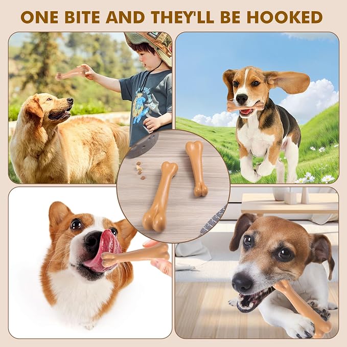 2 Pack Durable Dog Chew Toys for Aggressive Chewers-Puppy Teething Toys - Image 7