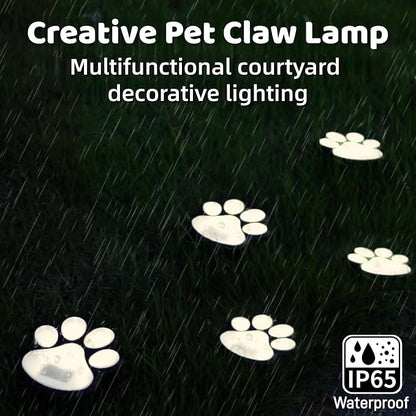3pcs-Solar Paw Print Lights, Wireless of Cat Dog Animal Solar Lights Outdoor - Image 6