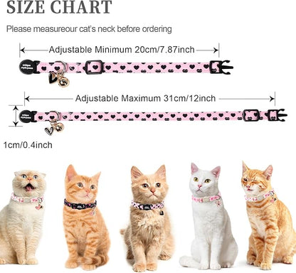 Unique style paws 2 Pack Valentine Kitten Collar Breakaway - Image 3