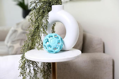 JW Pet HOL-ee Roller™, Dog Toy Puzzle Ball, Natural Rubber - Image 4