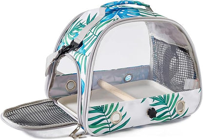 Small Bird Carrier Cage with Standing Perch & Tray Portable & Breathable Pet - Image 6
