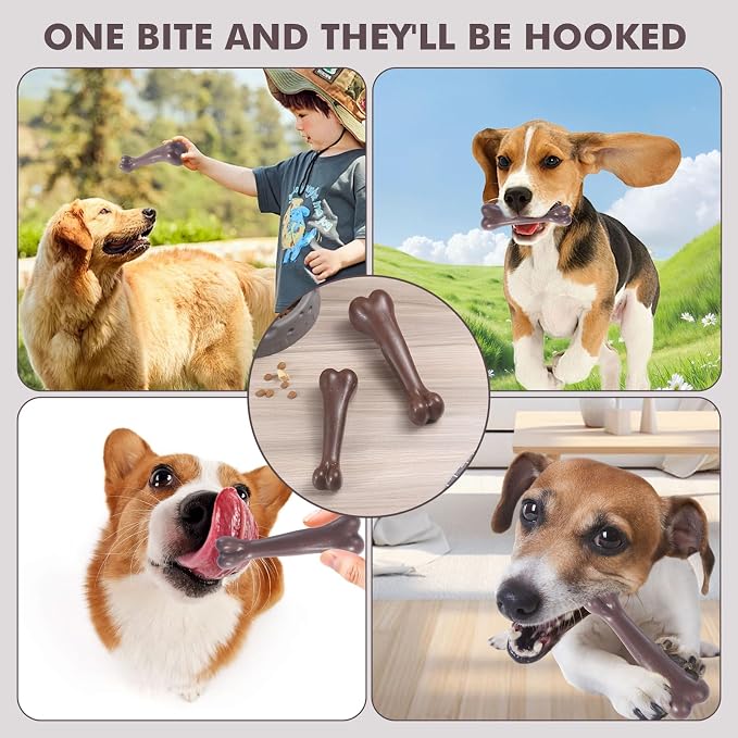 2 Pack Durable Dog Chew Toys for Aggressive Chewers-Puppy Teething Toys - Image 7