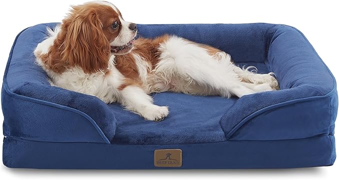 Bedfolks Orthopedic Dog Bed, Waterproof Dog Sofa Bed by Bedfolks
