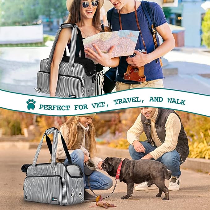 PetAmi Small Dog Purse Carrier, Soft-Sided Pet Carrier Bag - Image 7