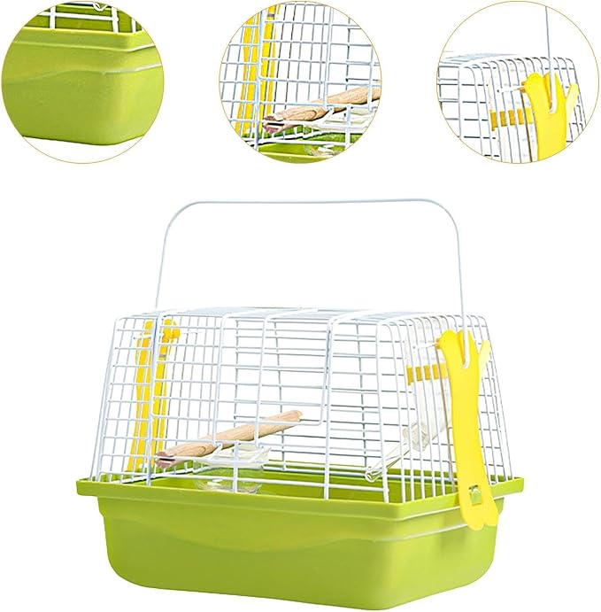 Bird Cage Birdcage Travel Portable Stand Cage Pet House - Image 3