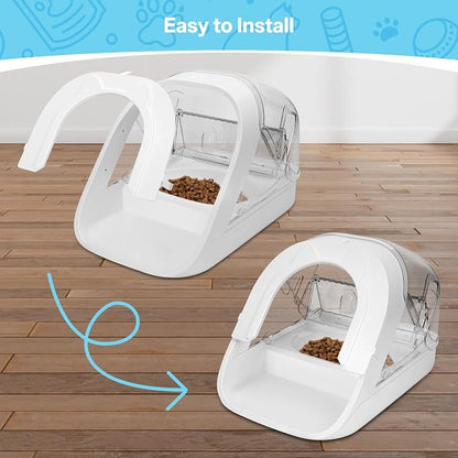 Front Cover for Automatic Micro Chip Pet Feeder, Prevent Pets Competing for - Image 5