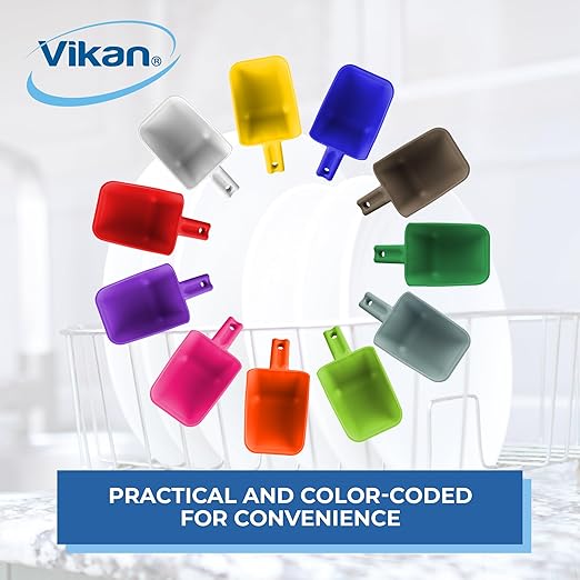Vikan Remco 63003 Color-Coded Plastic Hand Scoop - Image 5