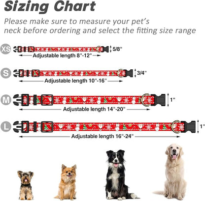 Reflective Dog Collar, Cute Christmas Style Dog Collars - Image 7