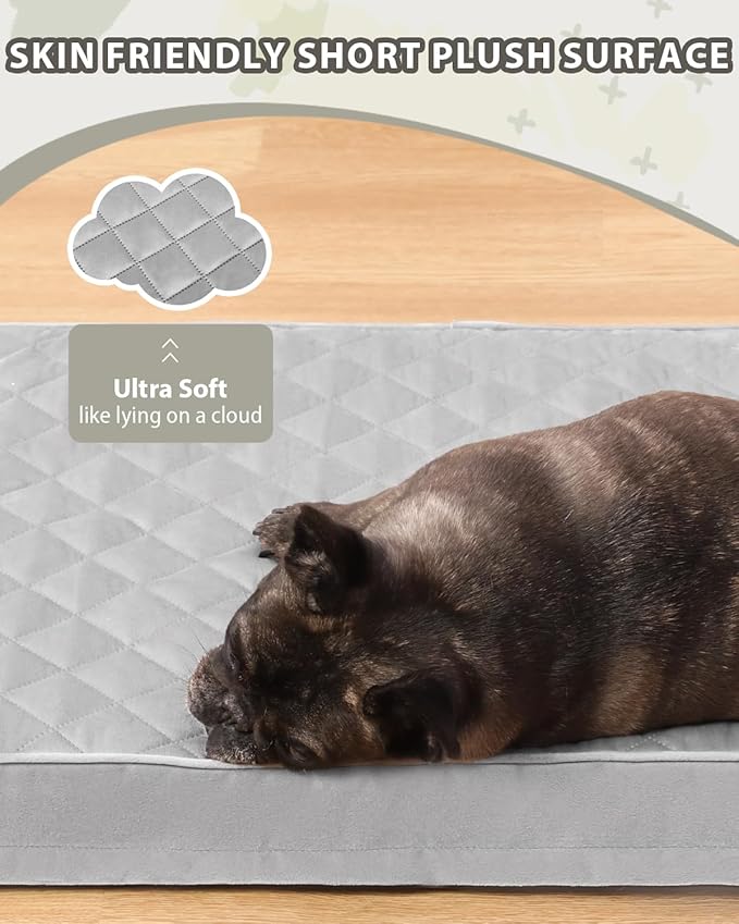 Orthopedic Dog Beds for Medium Dogs Waterproof Dog Bed for Crate, - Image 2
