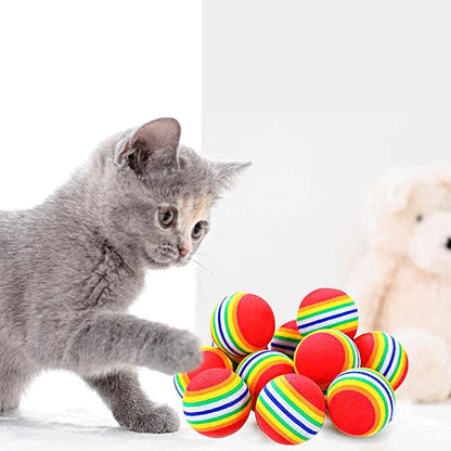 PET SHOW 50pcs 1.38" Cat Toy Balls Interactive - Image 6
