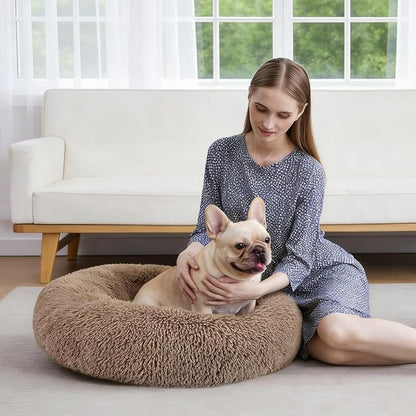 MIXJOY Orthopedic Dog Bed Comfortable Donut Cuddler Round Pet Beds Ultra Soft - Image 8