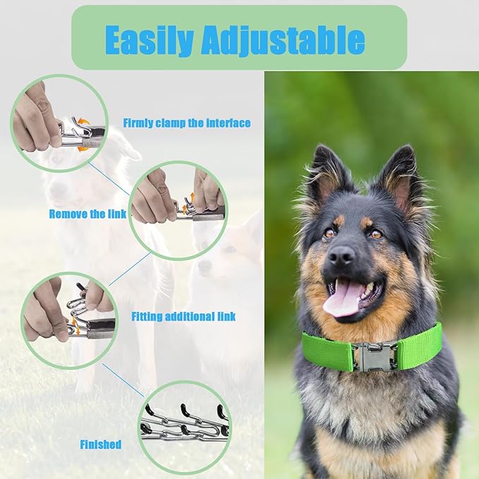 Prong Training Collar for Dogs, Rotating Ring Welding, Adjustable Dog Training - Image 6