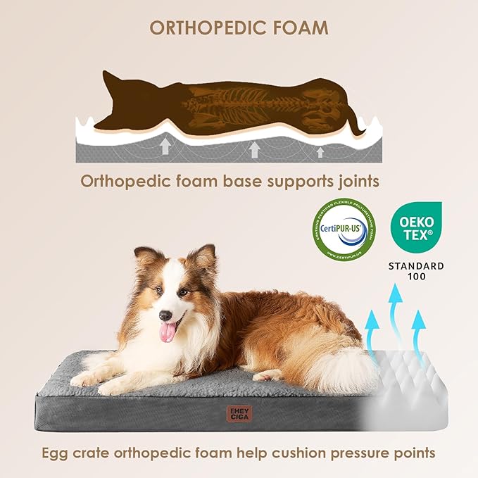 EHEYCIGA Orthopedic Medium XL XXL Dog Beds - Image 3