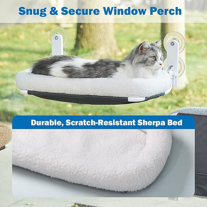 Zakkart Foldable Cat Hammock for Window - Image 6