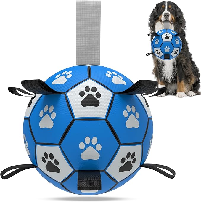 QDAN Extra Large Dog Toys Soccer Ball by QDAN