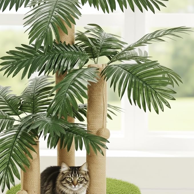 31.5Inch Cat Scratching Post, Cat Scratcher Tree - Image 7