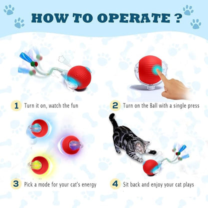 GlowPounce Interactive Rolling Ball Toy - Image 8