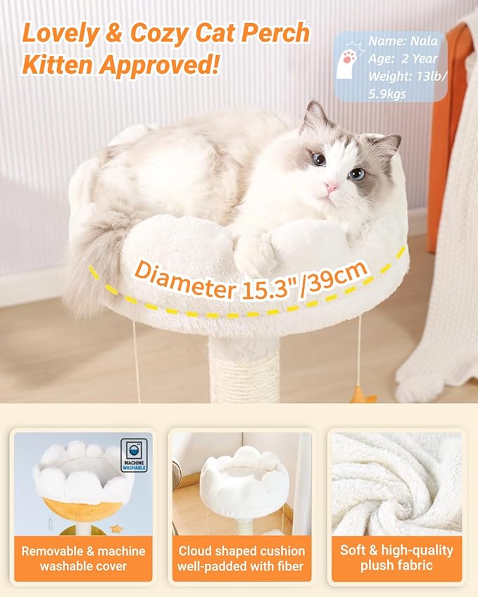 Happi N Pets 28" Tall Cat Scratching Post - Image 5